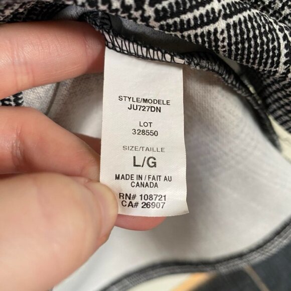 Antistar Black and White Plaid T-Shirt Minidress Large - Picture 7 of 8